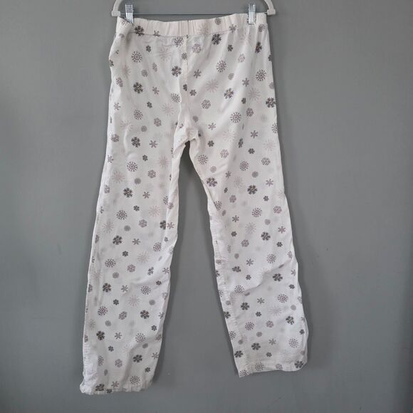 J. Crew Flannel Snowflake Pajama Bottoms. Large. Winter Holiday Lounge Gift - Picture 4 of 5